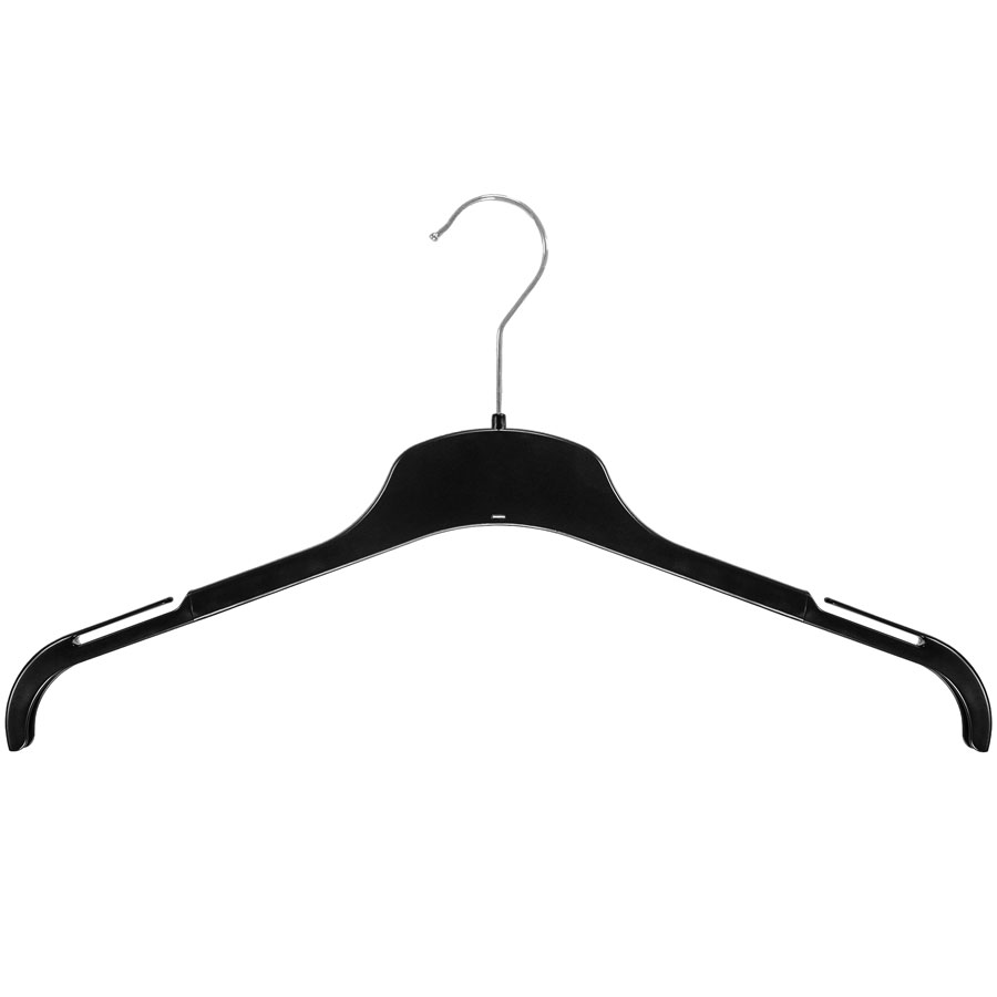 Der Shirtkleiderbügel von Cortec mit einer Breite von 43cm ist perfekt für Damen-Shirts, Kleider oder schmale Herrenhemden.