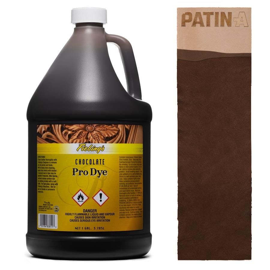 Fiebing’s Pro Dye Lederfarbe ist auf Öl- und Alkoholbasis und gilt in Fachkreisen als beste und hochwertigste Lederfarbe auf dem Markt.