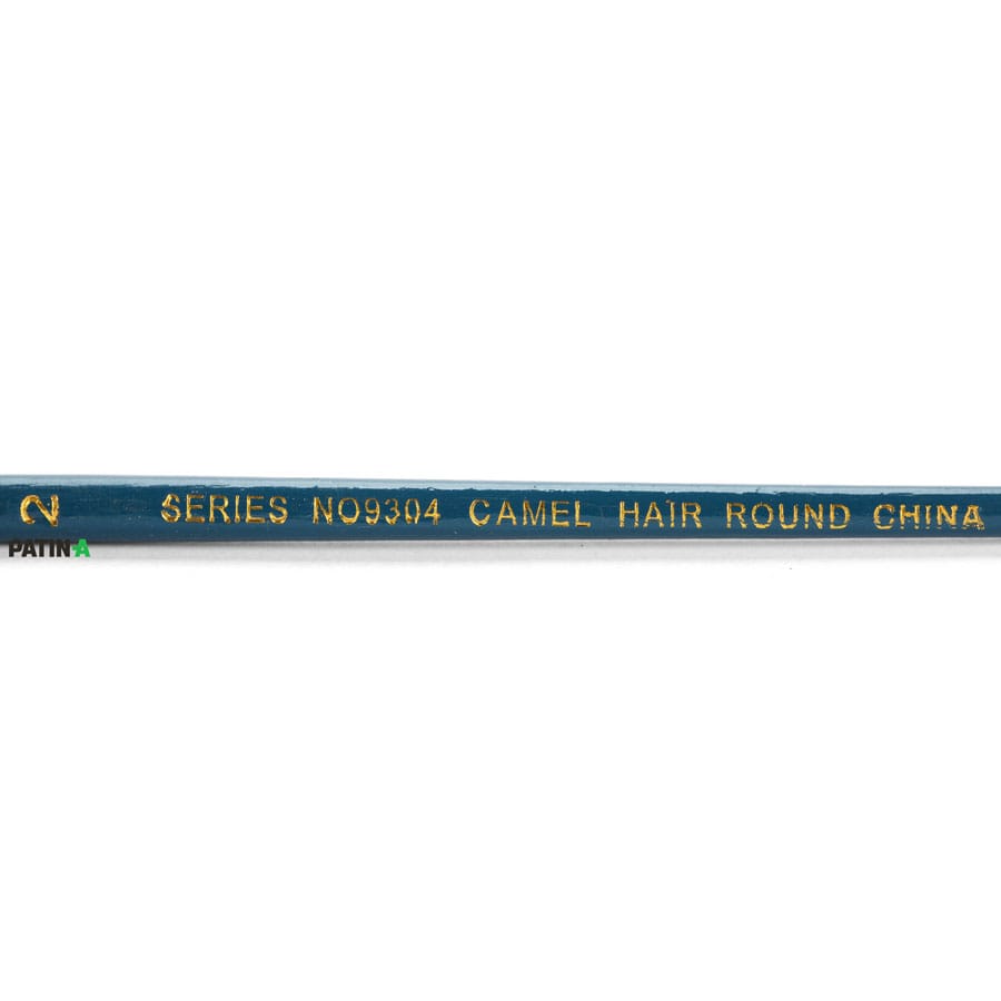 Fiebing's natural-hair artist's brush, size 2. Ideal for Sheridan leather stamping projects.