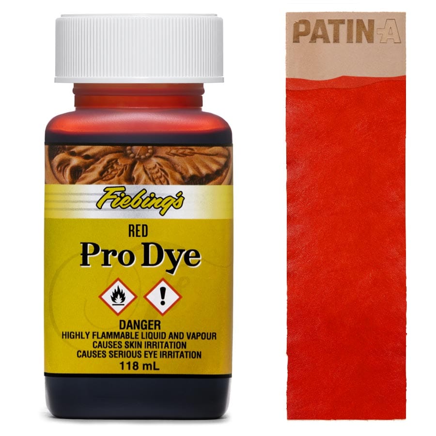 Fiebing’s Pro Dye Lederfarbe ist auf Öl- und Alkoholbasis und gilt in Fachkreisen als beste und hochwertigste Lederfarbe auf dem Markt.