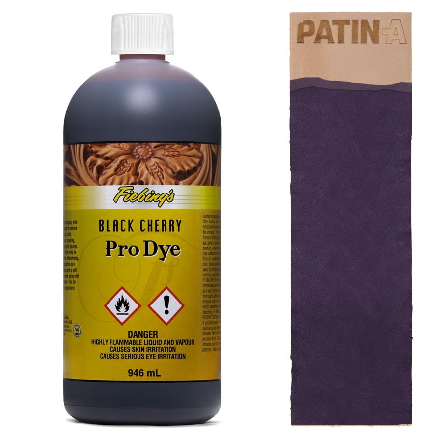 Fiebing’s Pro Dye Lederfarbe ist auf Öl- und Alkoholbasis und gilt in Fachkreisen als beste und hochwertigste Lederfarbe auf dem Markt.