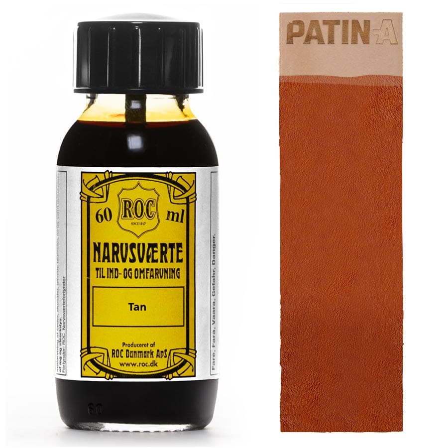 ROC Lederfarben aus Dänemark sind Qualitätsprodukte mit einer hohen Pigmentdichte und Lichtbeständigkeit.
