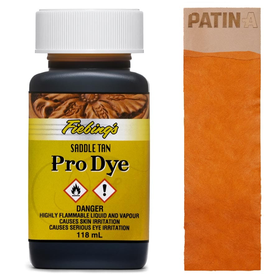 Fiebing’s Pro Dye Lederfarbe ist auf Öl- und Alkoholbasis und gilt in Fachkreisen als beste und hochwertigste Lederfarbe auf dem Markt.