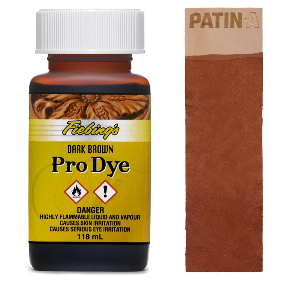 Fiebing’s Pro Dye Lederfarbe ist auf Öl- und Alkoholbasis und gilt in Fachkreisen als beste und hochwertigste Lederfarbe auf dem Markt.