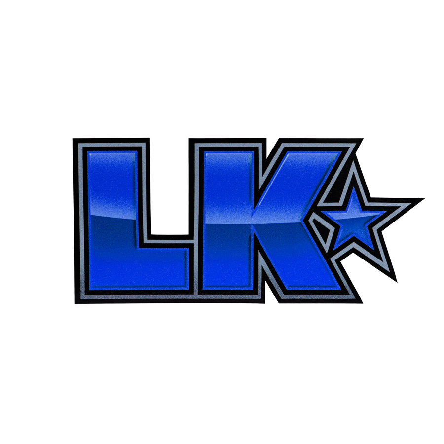 Liquid Kicks Factory Finish Topcoat Logo Liquid Kicks in Blau für Factory Finish Topcoat