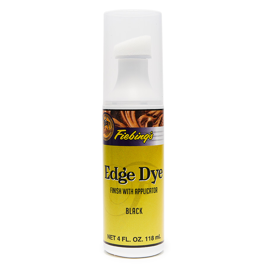 FIEBING'S EDGE DYE FINISH WITH APPLICATOR - GEL DES BORDES Fiebings Edge Dye Finish est une peinture pour bordures et une finition faciles à appliquer.