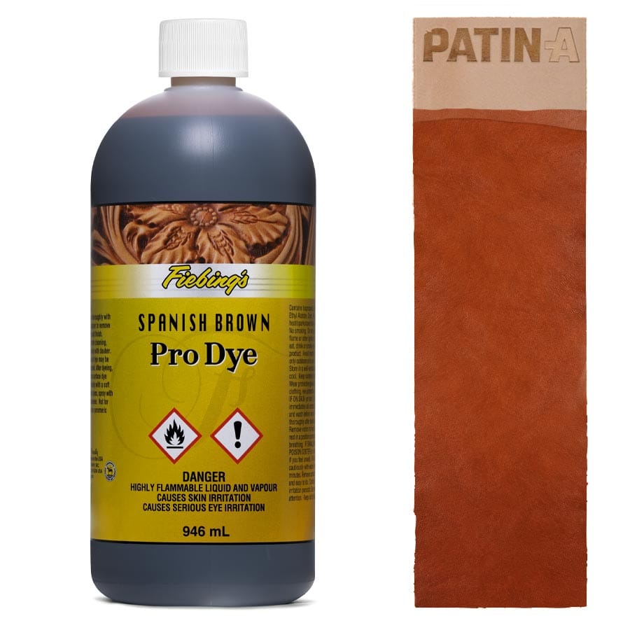 Fiebing’s Pro Dye Lederfarbe ist auf Öl- und Alkoholbasis und gilt in Fachkreisen als beste und hochwertigste Lederfarbe auf dem Markt.