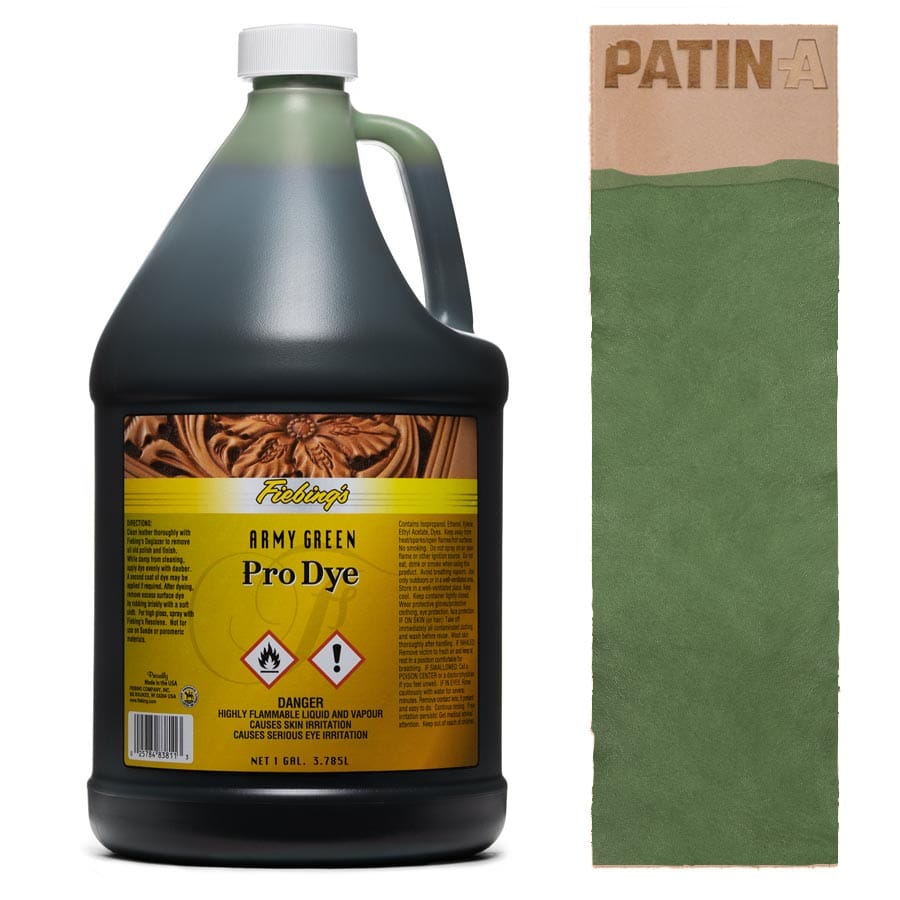 Fiebing’s Pro Dye Lederfarbe ist auf Öl- und Alkoholbasis und gilt in Fachkreisen als beste und hochwertigste Lederfarbe auf dem Markt.