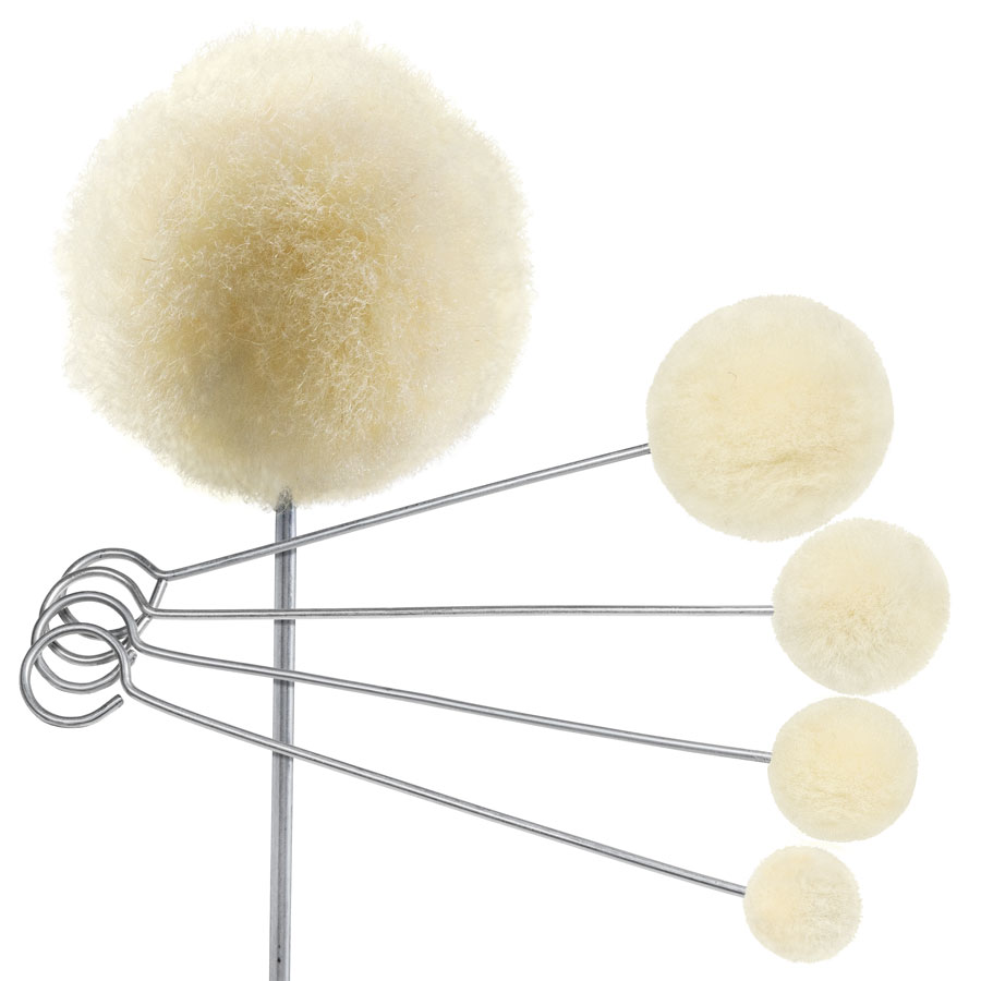 Fiebings Wool Dauber Wollpinsel 4 Groessen