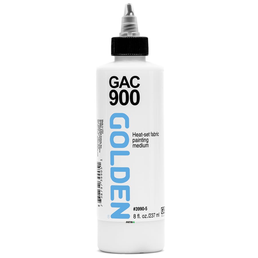 GOLDEN GAC 900 Macht aus Acrylfarbe oder Pigmenten eine hochwertige Stofffarbe