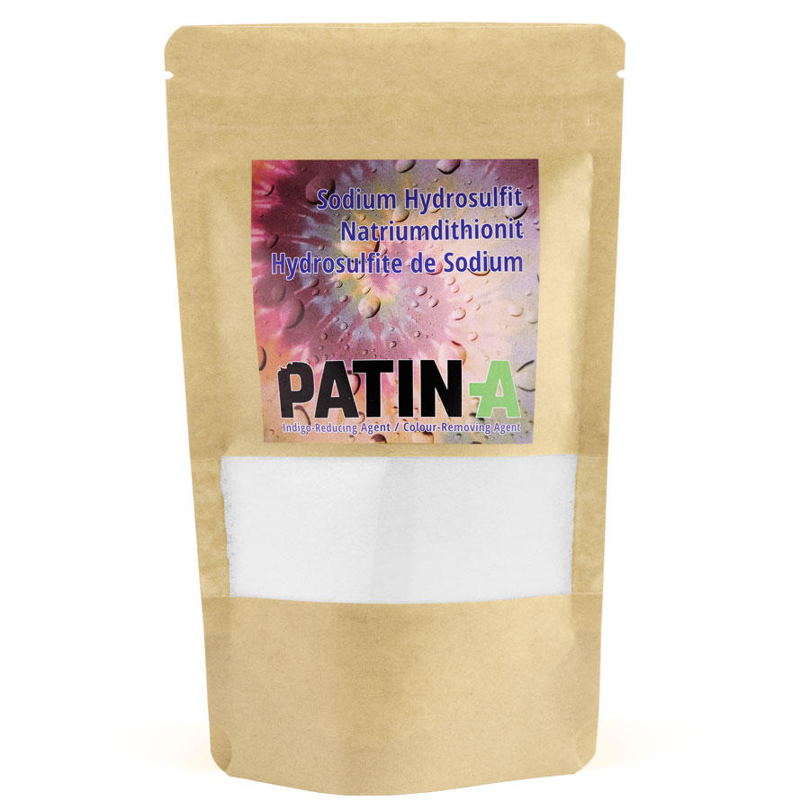 Sodium dithionite / sodium hydrosulphite is a highly efficient decolorizer and is required for indigo dyeing