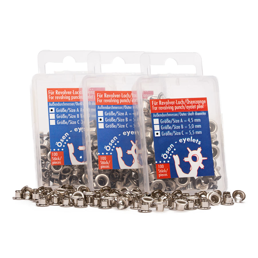 Œillets Selzer Œillets Selzer en 4,5, 5,0 et 5,5 mm