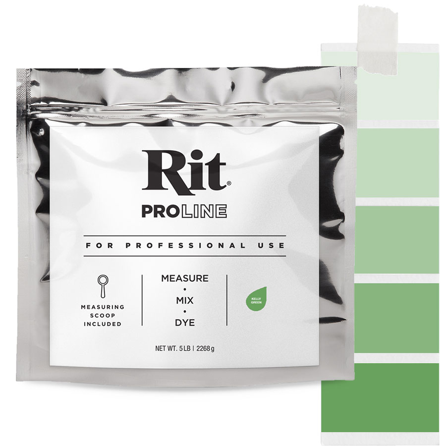 Rit ProLine Kelly Green 2267 g Beutel Rit ProLine Universal-Textilfarbe Kelly Green 2267 g mit Farbverlauf