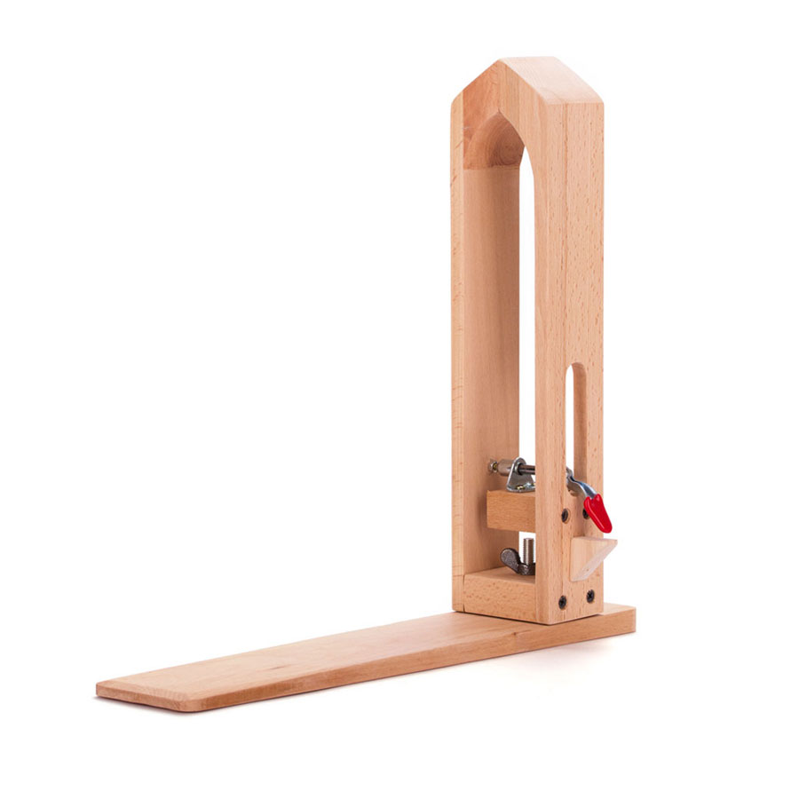 Nähpony Nähkloben Nähpony aus Holz mit Klemmbacken zum Lederhandnähen