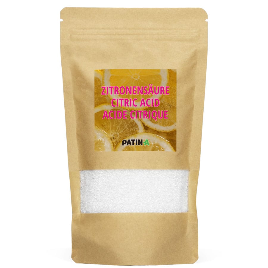 PATIN-A Zitronensäure (Pulver) besteht aus 100 % reinem Citronensäure-Pulver und ist die perfekte Wahl für Textilfärbungen, Haushaltsreinigung und Wasserenthärtung.