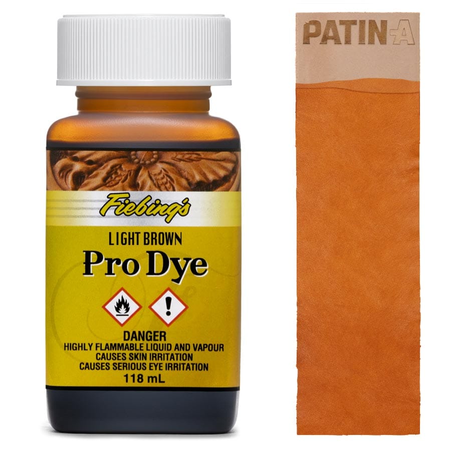 Fiebing’s Pro Dye Lederfarbe ist auf Öl- und Alkoholbasis und gilt in Fachkreisen als beste und hochwertigste Lederfarbe auf dem Markt.