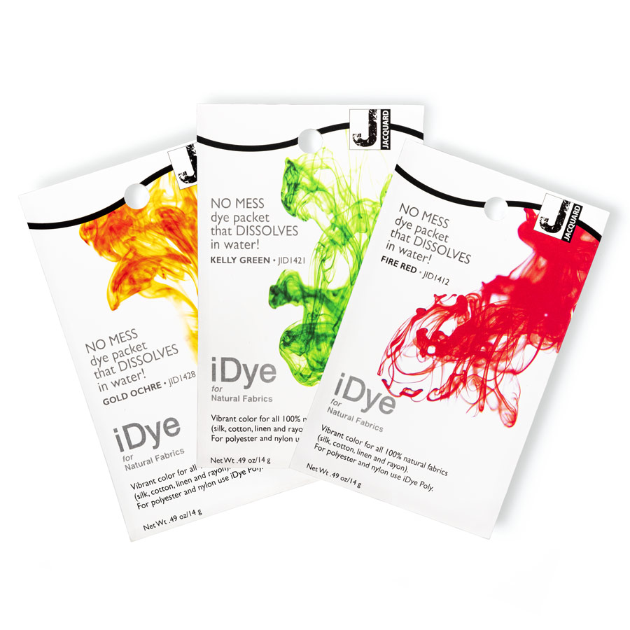 iDye Natural Beutel Drei Beutel iDye Natural Textilfarbe für Naturfasern