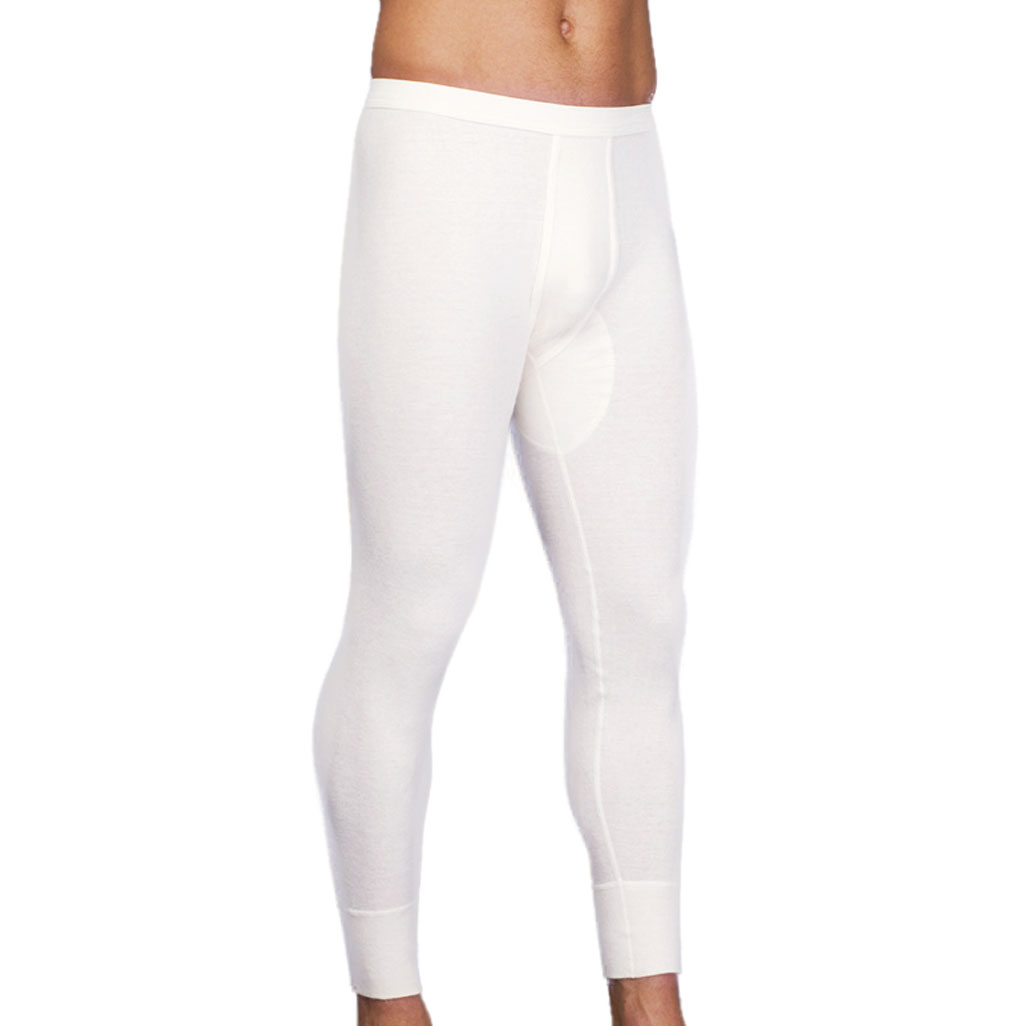 con-ta Unterhose Angora-Schurwolle Lange Herrenunterhose wollweiß aus Angora-Schurwolle von con-ta