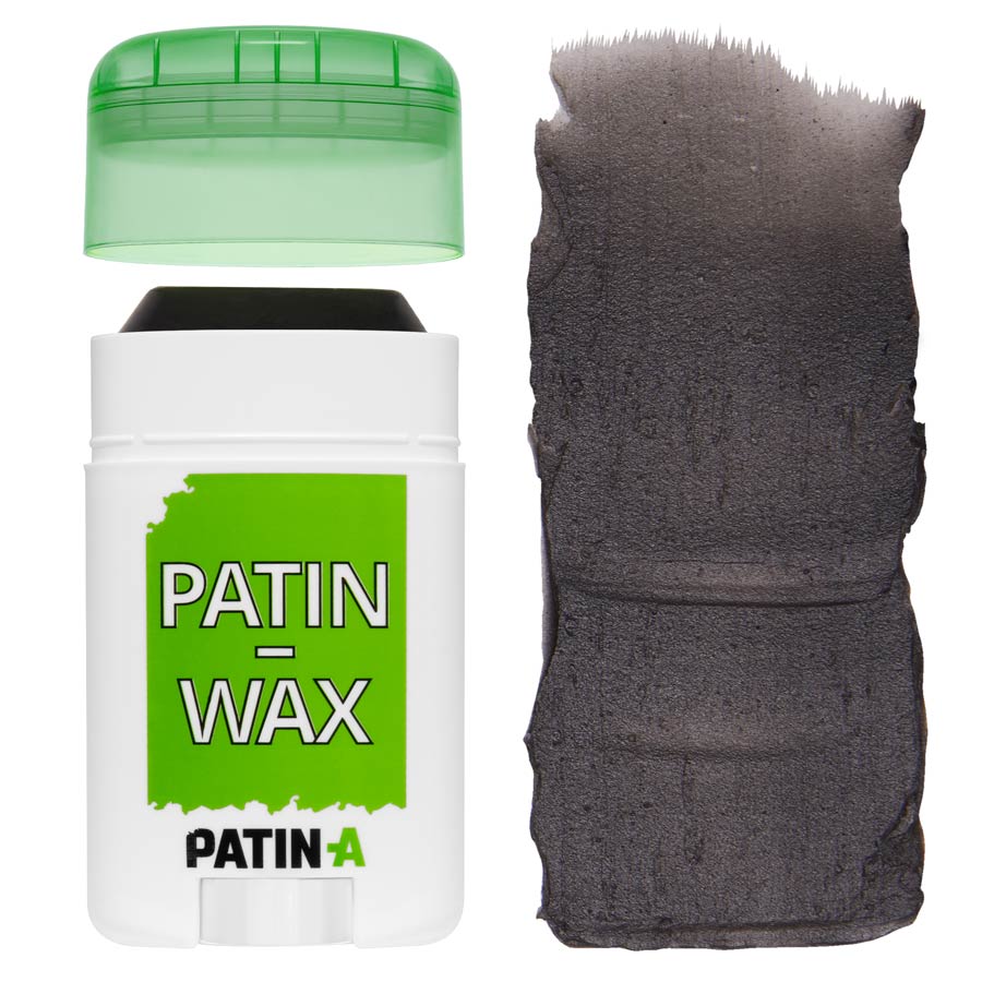 PATIN-WAX Stick Dark Grey PATIN-WAX Patinierstift Dark Grey mit Farbaufstrich
