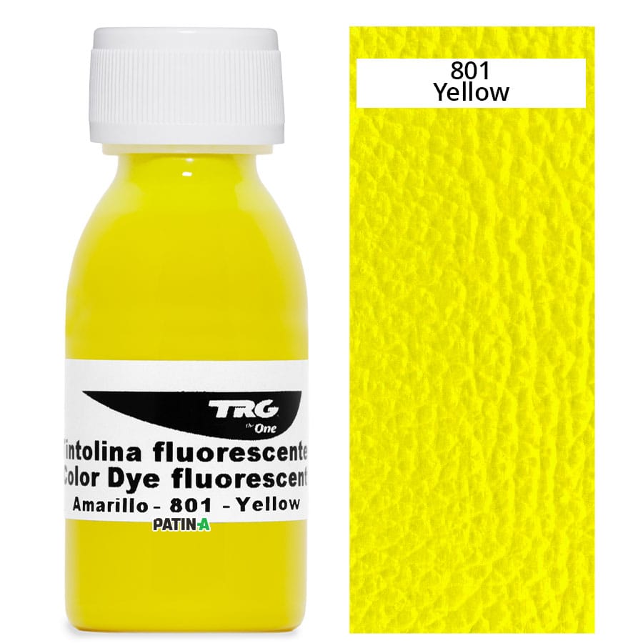 TRG Tintolina Neon-Lederfarbe Lederwaren problemlos umfärben oder dekorieren. Ideal für glattes Leder, Kunstleder, Leinwand, Holz etc.