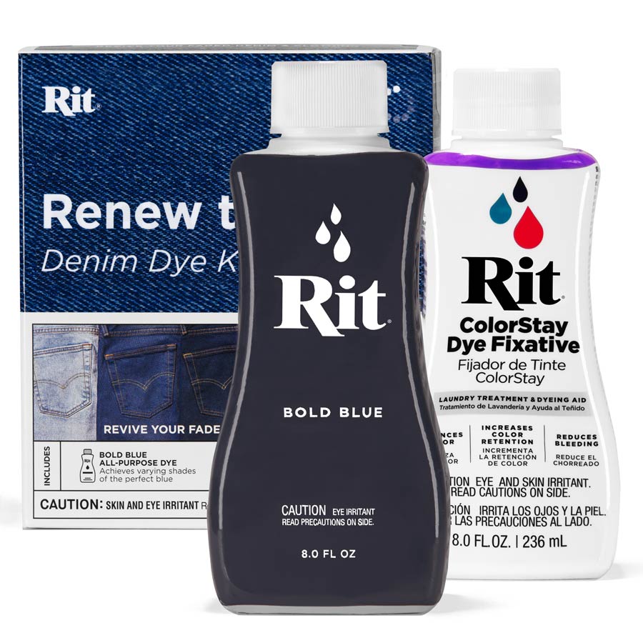 Rit Renew to Blue Dye Kit Blau Färbeset Denim Jeans