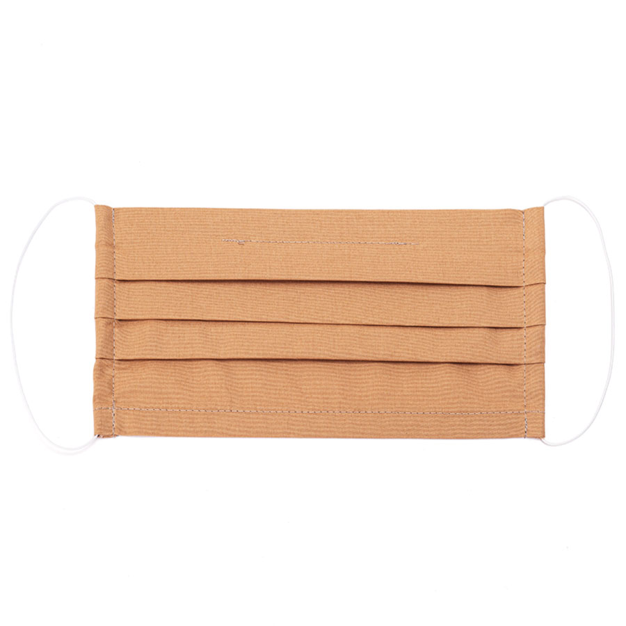 Fabric Face Mask Single face mask in caramel