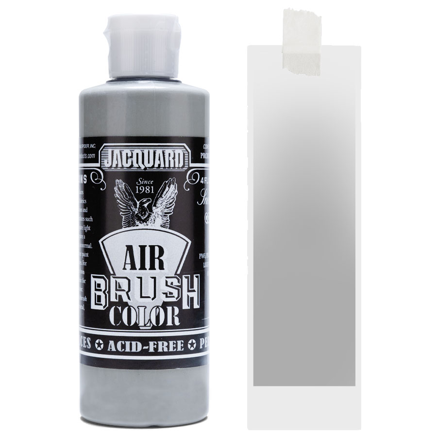 Jacquard Airbrush Sneaker Opaque 457 Concrete Grey Flasche Jacquard Airbrush Color Sneaker Opaque 457 Concrete Grey mit Farbmuster