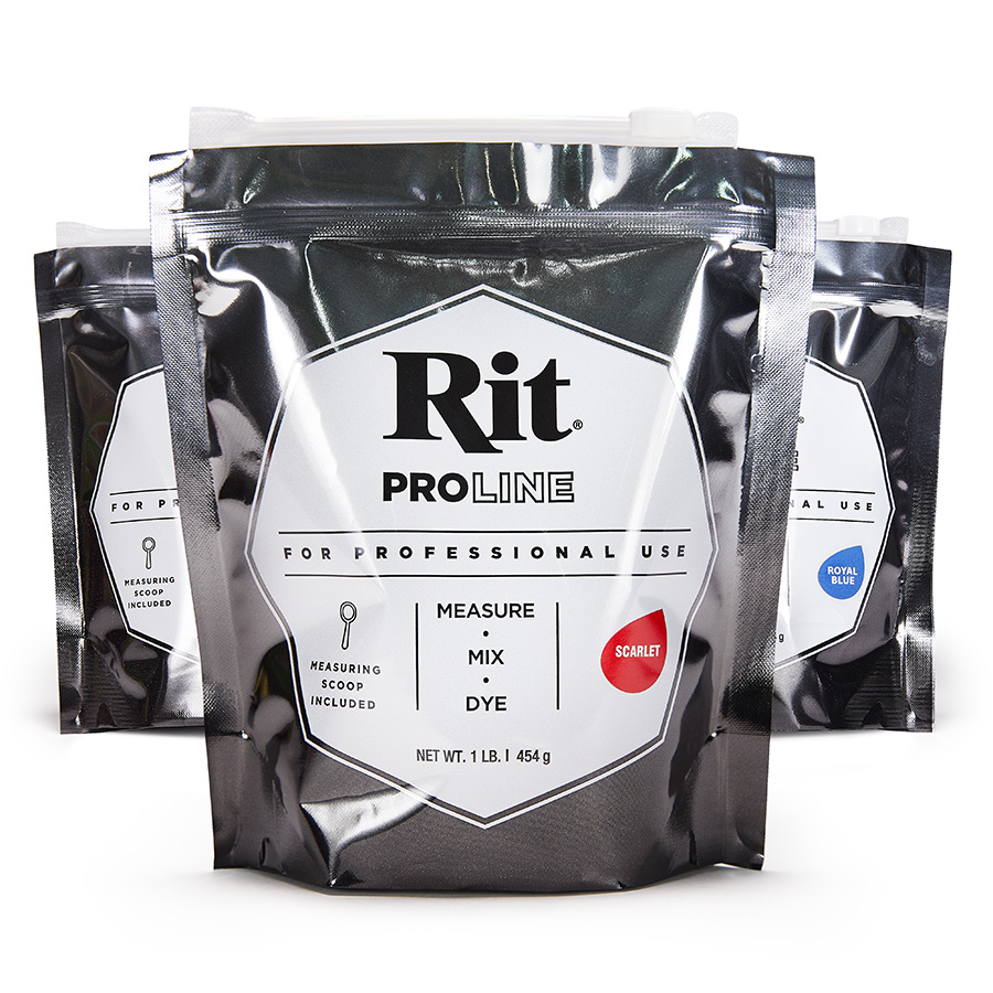 Rit ProLine drei Beutel Drei Beutel Rit ProLine Universal-Textilfarbe 454 g