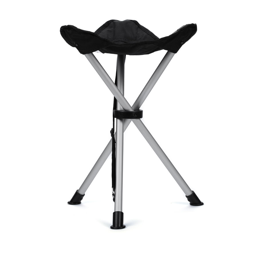 Dreibeinhocker Travelchair Relags Travelchair Dreibeinhocker aus Alu mit schwarzem Sitz
