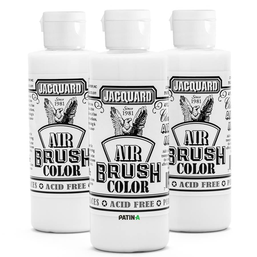 Jacquard Clear Extender Airbrush Medium ist ein Farbverdünner & Bindemittel für Acryl-, Airbrushfarbe und Pigmente