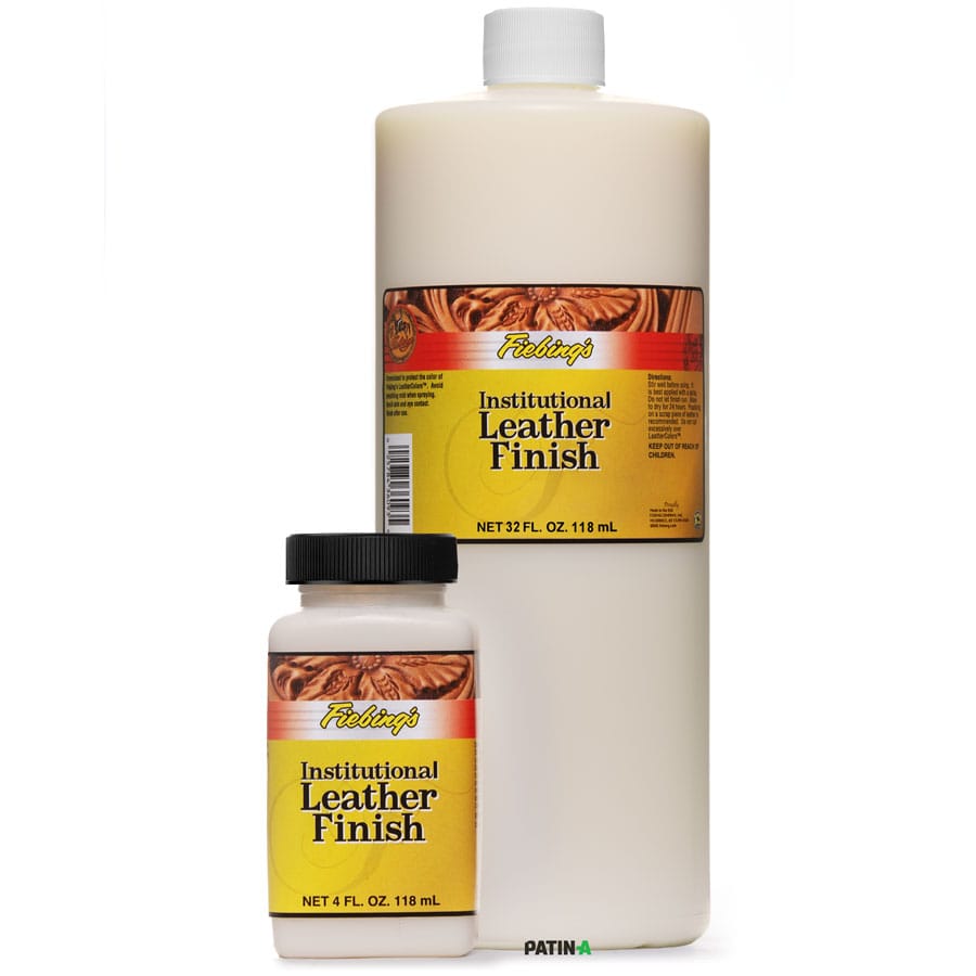 Fiebings LeatherColor Finish ist ein nicht-brennbares, ungiftiges & hochwertiges Finish