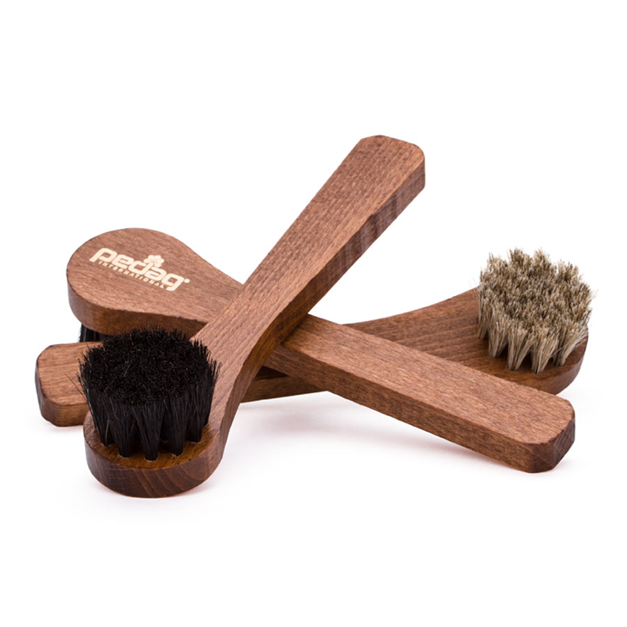 Auftragbürste Rosshaar Pedag Zwei Pedag Auftragbürsten aus Rosshaar mit Holzstiel