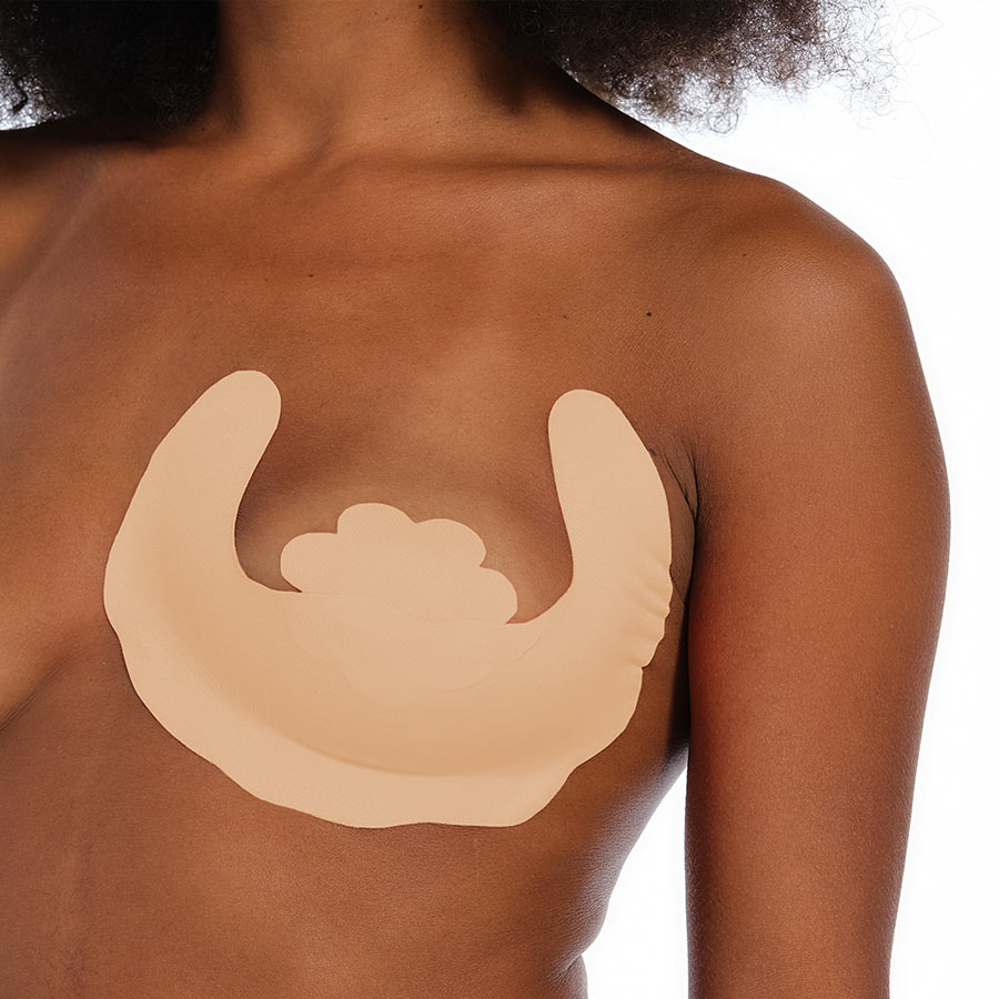 Magic Bodyfashion Freedom Form Adhesive Support Freedom Form adhesive strip in Latte under the bust for support without a bra