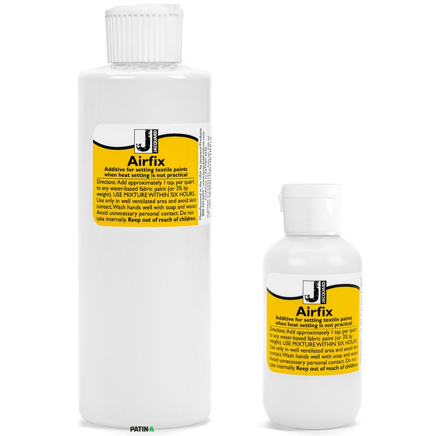 Jacquard Airfix ist ein unglaublich gutes Fixativ, welches die Farbe an der Luft fixiert