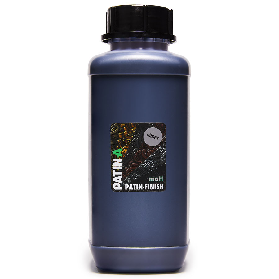 Mit PATIN-FINISH 'matt' 1000 ml können Metalle ganz schnell und einfach farbig mattiert werden