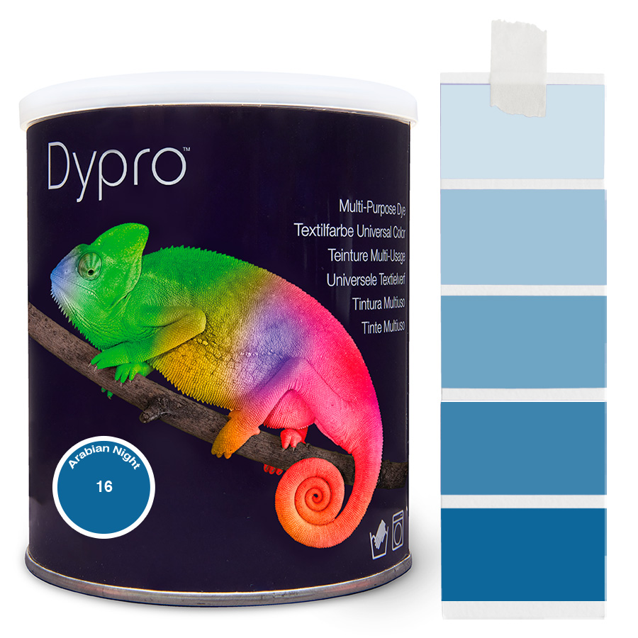 Dypro Arabian Night 500 g Dose Dypro Universal-Color Textilfarbe Arabian Night 500 g mit Farbverlauf