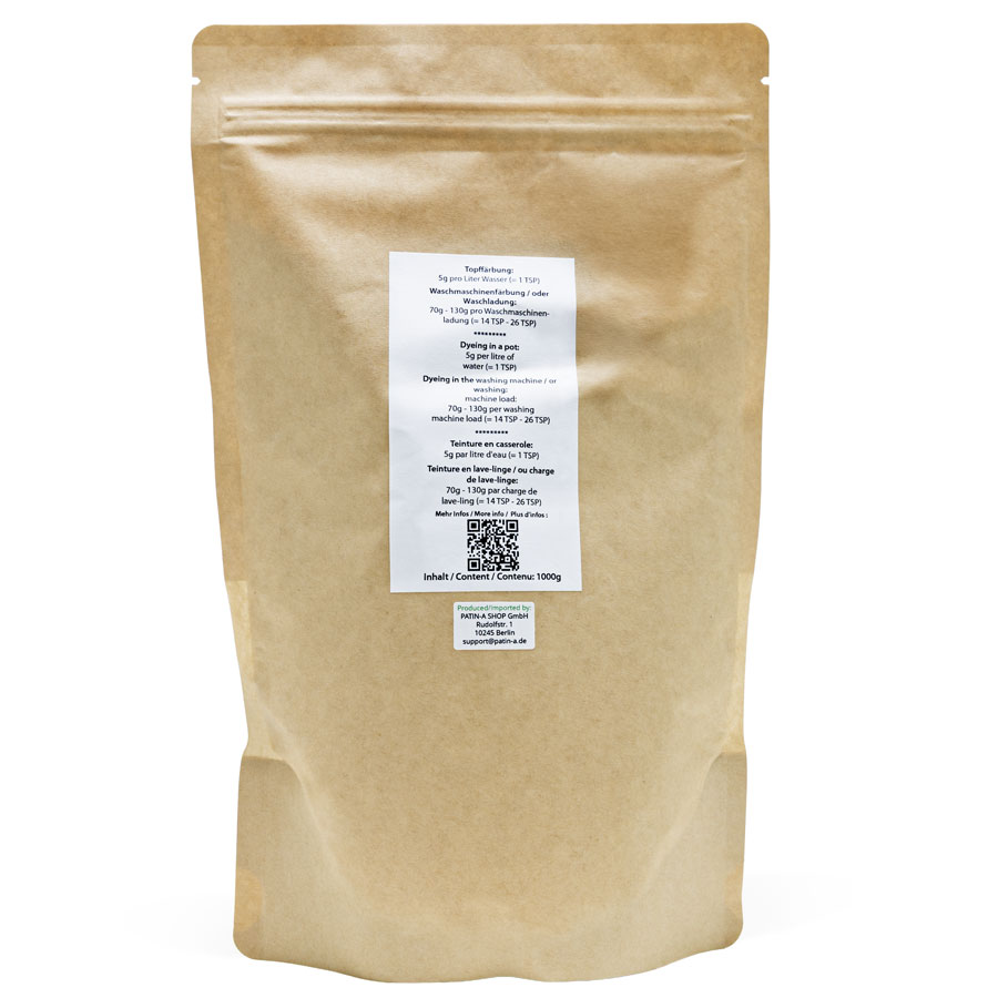 PATIN-A Wasserenthärter enthält reines Natriumhexametaphosphat und ist der optimale Wasserenthärter für Textilfärbungen.