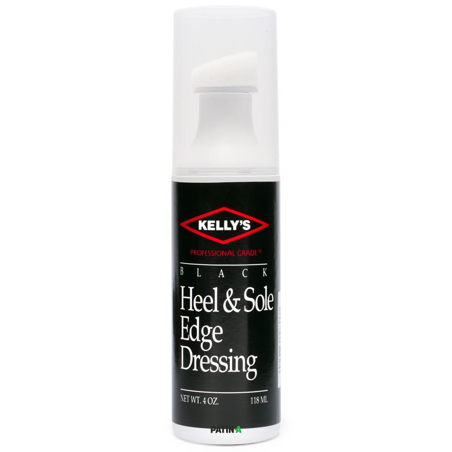 Kelly's Heel & Sole Edge Dressing ist eine einfach anzuwendende Absatz- und Sohlenbeschichtung, die auch für Sohlenränder sehr empfehlenswert ist