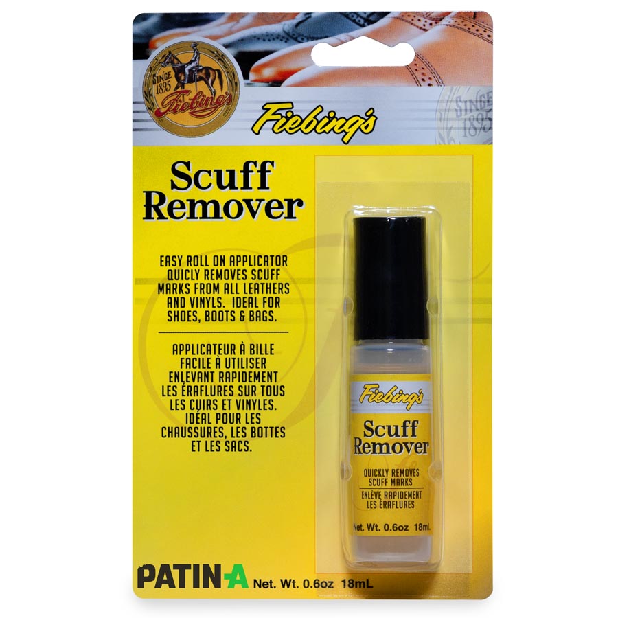 Le produit Fiebings Scuff Remover élimine les rayures sur tous les articles en cuir et en vinyle. Idéal pour les chaussures, les bottes et les sacs.