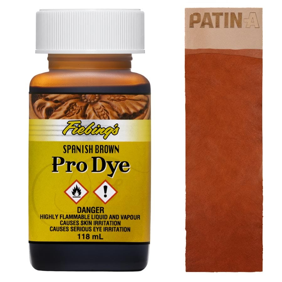 Fiebing’s Pro Dye Lederfarbe ist auf Öl- und Alkoholbasis und gilt in Fachkreisen als beste und hochwertigste Lederfarbe auf dem Markt.