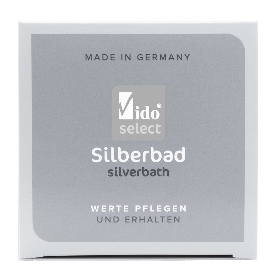 Vido Silber Reinigungsbad ist das perfekte Reinigungbad für Ihren Silberschmuck, wie Ringe, Ketten, Anhänger, Armbänder usw. Reinigt sanft durch einfaches Tauchen.