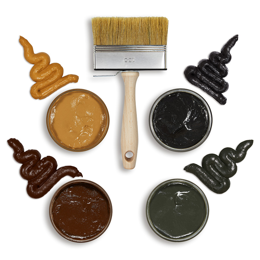 PATIN-PASTE Starter Set PATIN-PASTE Starter Set: vier Patinierpasten mit Pinsel und Farbproben