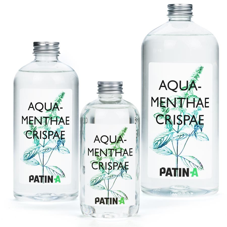 Krauseminzwasser (Aqua Menthae Crispae) ermöglicht das Glatt- und Ausbügeln von Säumen und sonstigen starken Falten und Knicken.