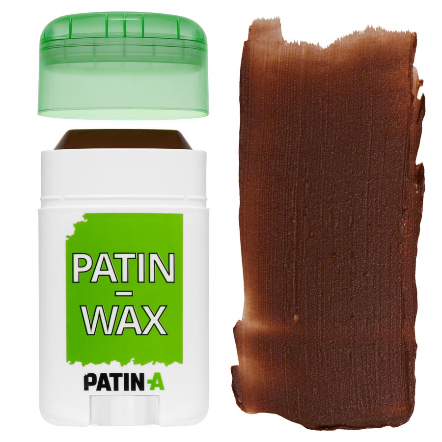 PATIN-WAX ist unser Patinierstick in einer Kunststoffdrehhülse. PATIN-WAX ist die perfekte Patina um Kostüme richtig zu verschmutzen und zu altern.