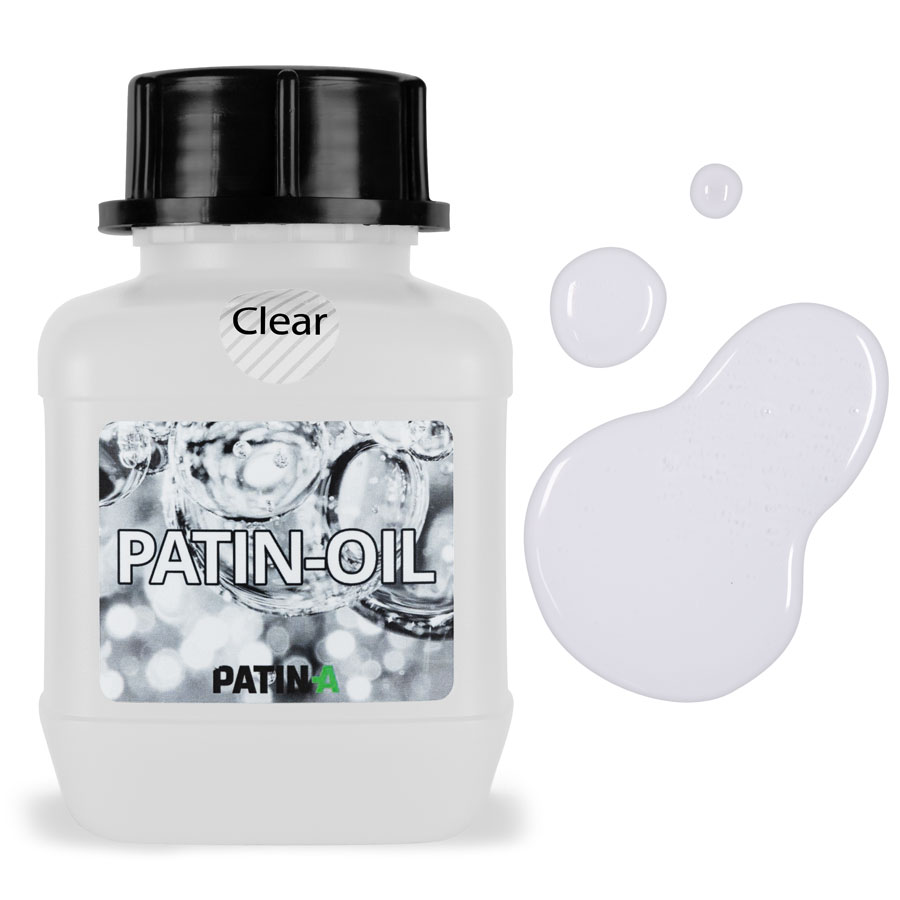 Mit dem neutralen PATIN-OIL Clear lassen sich einfach Schweißflecken in z.B. Hemden, T-Shirts, Sportbekleidung etc. herstellen. Natürlich lässt sich damit auch Schweiß in den Haaren simulieren.
