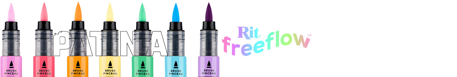 Rit Freeflow: Jellied Bright - Textilmarker Farbkarte - Nuancier - Color Chart