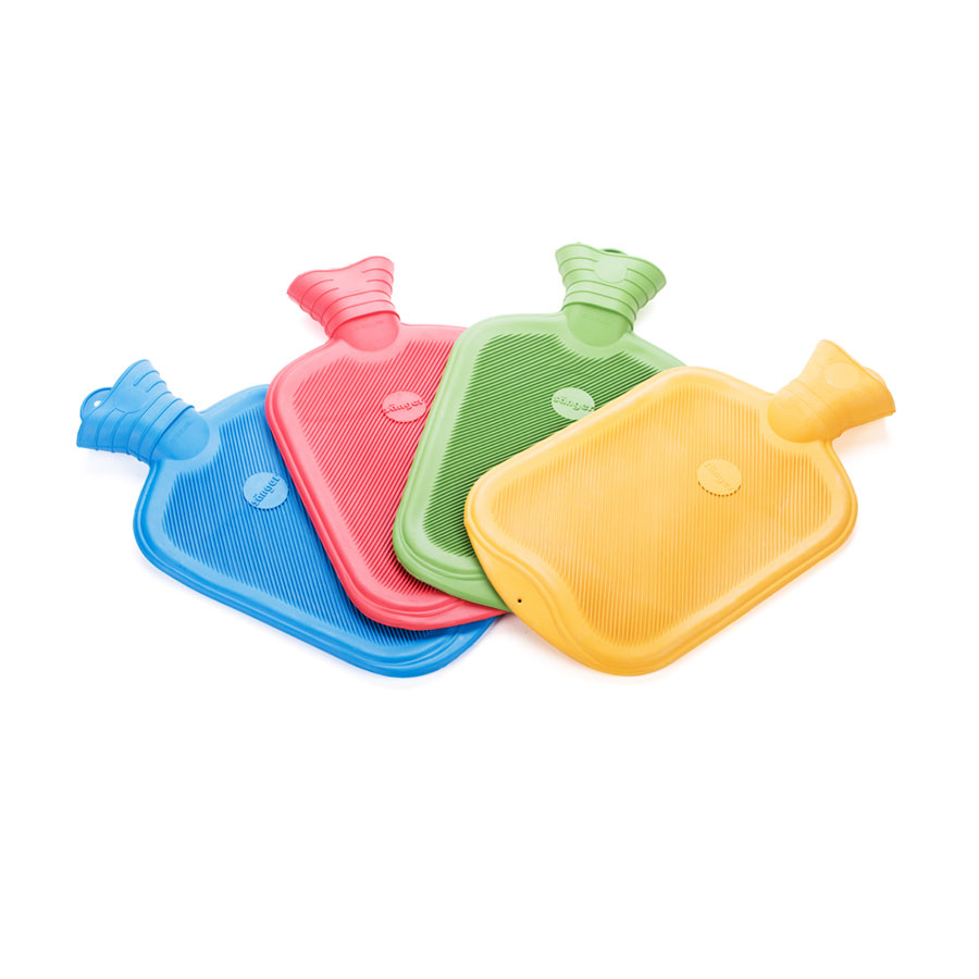 Gummi-Wärmflasche 2 l Sänger Gummi-Wärmflaschen 2 l in mehreren Farben
