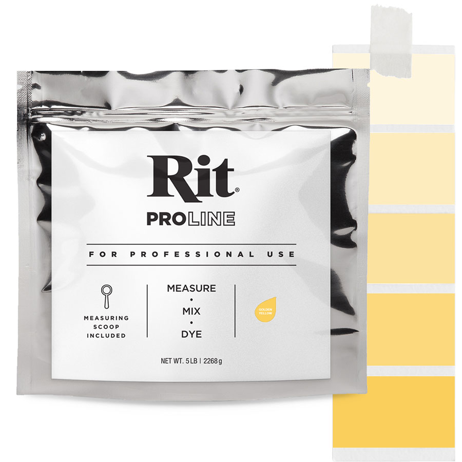 Rit ProLine Golden Yellow 2267 g Beutel Rit ProLine Universal-Textilfarbe Golden Yellow 2267 g mit Farbverlauf
