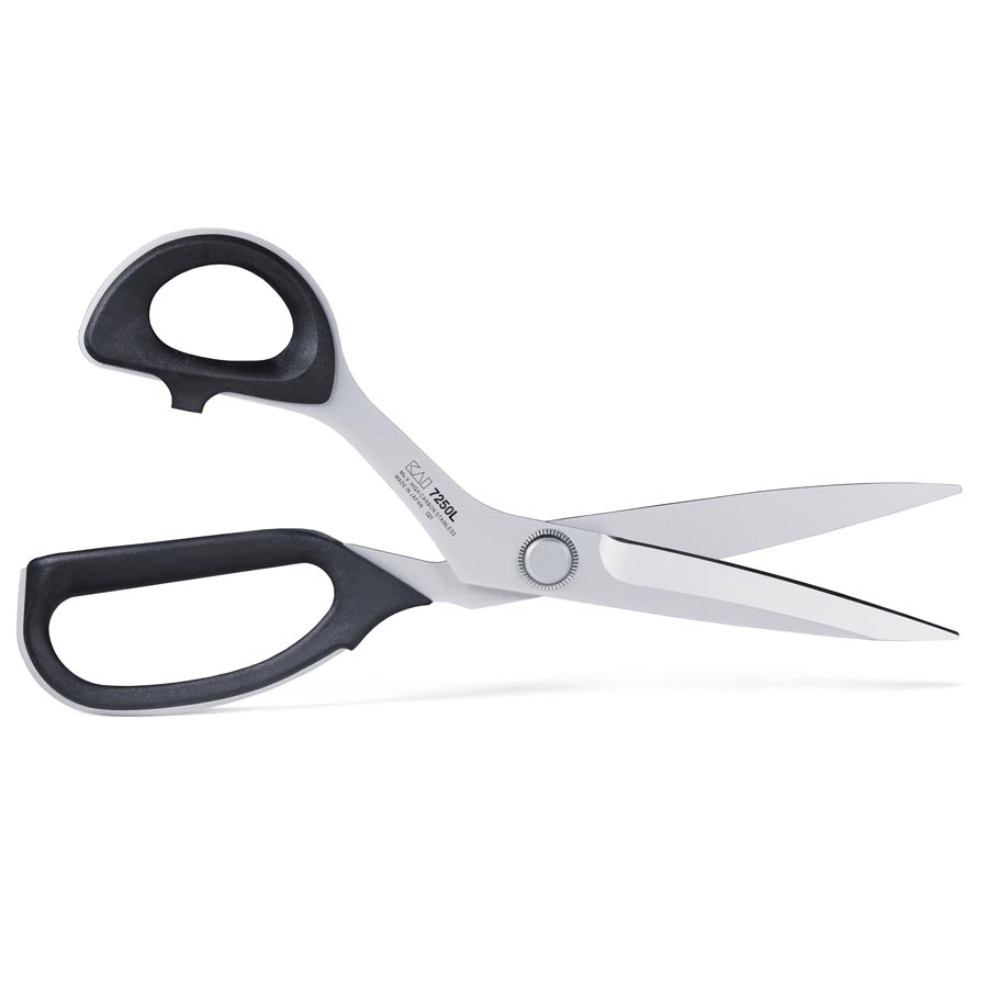 Ciseaux KAI gaucher ouverts Ciseaux de tailleur KAI pour gaucher 25 cm ouverts