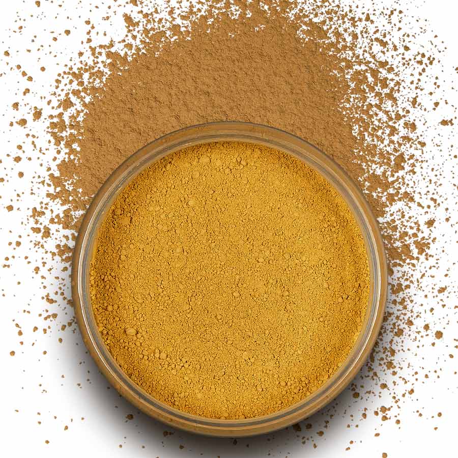 Patin-Powder-Patinierpuder Ocker (Gelblich) Patin-Powder-Patinierpuder Ocker (Gelblich), der Filmstaub Spezial-Puder zur Kostümpatinierung, um Perfekte Farben für Kostüme & Requisiten zu erreichen.